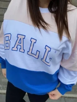 Ball Robinson Sweat Lyserød/Hvid/Blå
