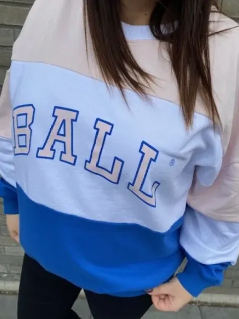Ball Robinson Sweat Lyserød/Hvid/Blå