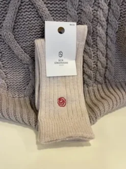 Becksøndergaard Beige Rose Uld Strømpe