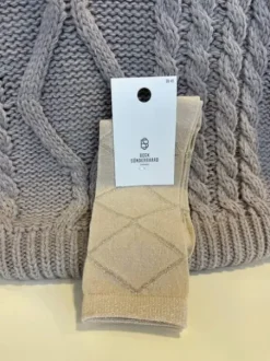 Becksøndergaard Diamond Glitter Beige Strømpe