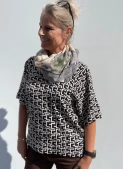 Becksøndergaard Florence Siw Scarf Blue Combi