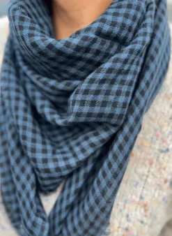 Becksøndergaard Gingham Big Woo Blå-Sort Tern