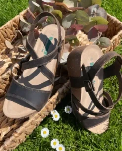 BioNatura Brun Oil Skind Sandal