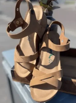 BioNatura Sandal 24Fregene Tortora/Lys Cognac