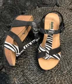 BioNatura Sandal Style 24 A 914 Sort Multi Sandal