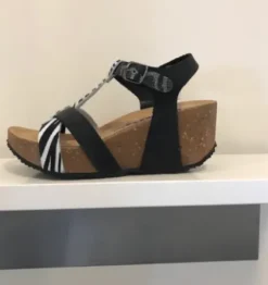 BioNatura Sandal Style 24 A 914 Sort Multi Sandal