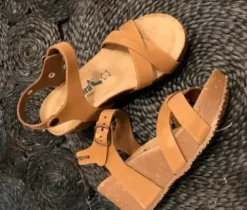 BioNatura Sandal Style 24 Fregene Brandy Nabuk Sandal