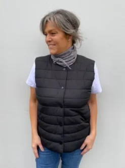 CC Heart Asta Quiltet Vest Sort