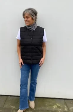 CC Heart Asta Quiltet Vest Sort