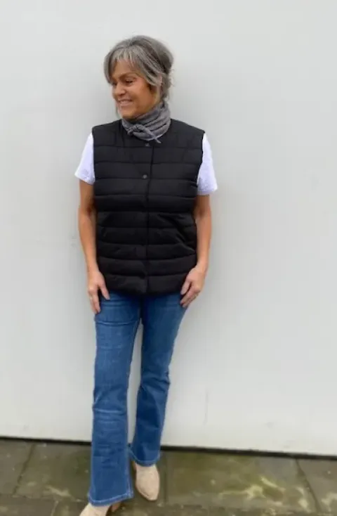 CC Heart Asta Quiltet Vest Sort