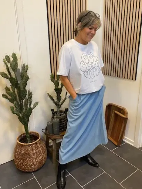 CC Heart Ellis Skirt Denim