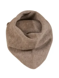 CC Heart Small Triangle Scarf Walnød