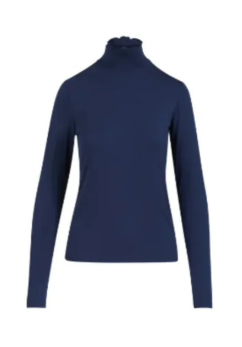 CC Heart Sofia Navy Turtleneck