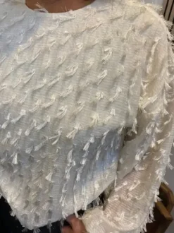 Co Couture Fozzy Bluse Off White