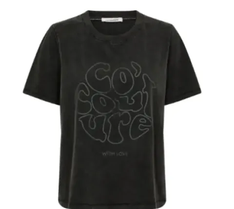 Co Couture Siara Cocouture T-Shirt Mat Sort