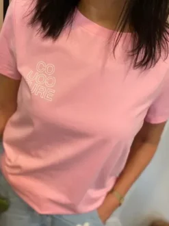 Co Couture Siara Outline Lyserød T-shirt