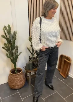 Co Couture Skylar Stone Block Jeans