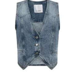 Co couture Vika Vest Denim Blue