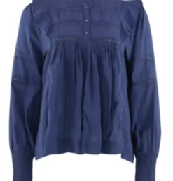 Continue Bluse Joey Chroche Navy Blue