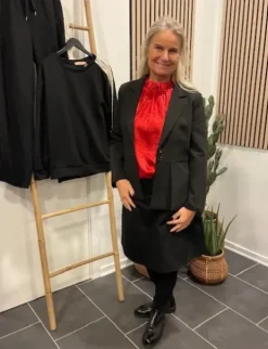 Continue Liva Top Rød Metallic