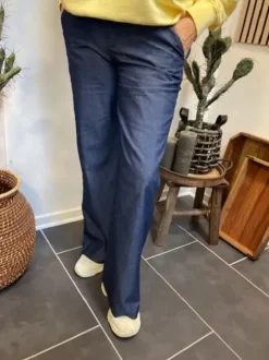 Continue Roberta Chambre Buks Blå Denim