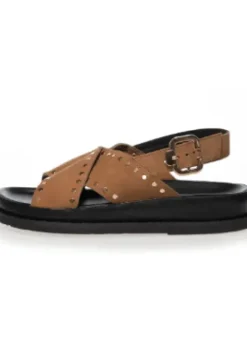 Copenhagen Shoes Stronger Studs Cognac Sandal