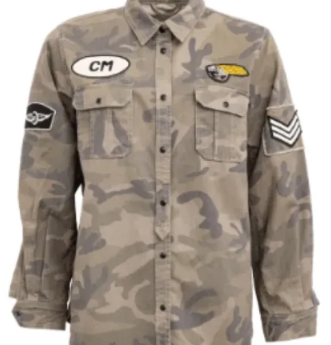 Costa Mani Badge Camouflage Skjorte/Jakke