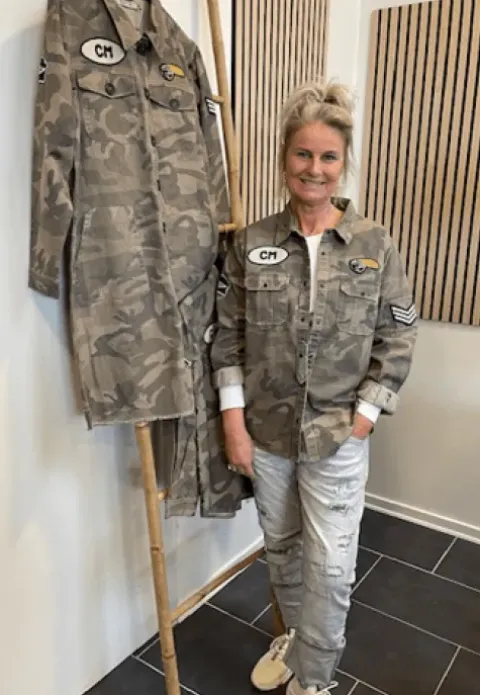 Costa Mani Badge Camouflage Skjorte/Jakke