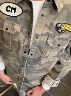 Costa Mani Badge Camouflage Skjorte/Jakke