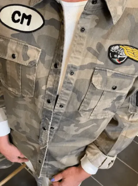 Costa Mani Badge Camouflage Skjorte/Jakke