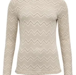 Costa Mani Zig Zag Bluse Creme