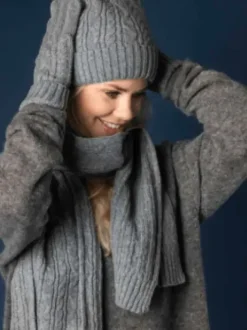 Cozy Bt JZ Easy Halstørklæde Grå