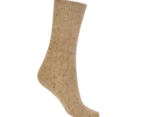 Cozy By JZ Sprinkle Camel Farvet Strømper