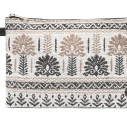 Depeche Clutch – Sand/Print I Textil – 16156