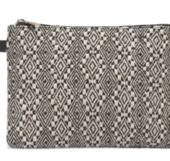 Depeche Clutch – Sort/Print I Textil – 16156