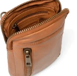 Depeche Cognac Farvet Mobile Bag – 15342