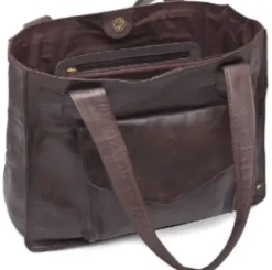 Depeche Dark Brown Shopper