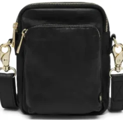 Depeche Mobile Bag Sort Med Guld Lynlåse – 15818
