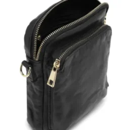 Depeche Mobile Bag Sort Med Guld Lynlåse – 15818