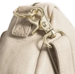 Depeche Soft Sand Taske Med Guld Lynlåse – 14132