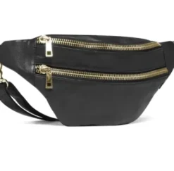 Depeche Sort Bumbag M/Guld Lynlåse Style 13952