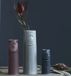 Dottir Dot Mini Aubergine Vase