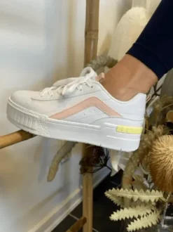 Duffy Hvid-Pink Multi Sneakers Style 84-02188
