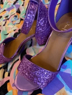 Duffy Lilla/Glitter Sandal