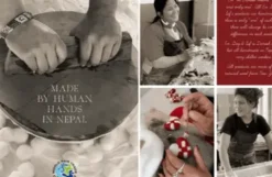 En Gry & Sif XL Girl Deer Baking Tray 60 Cm