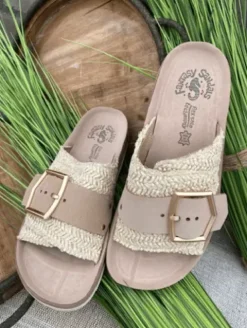 Fantasy Korina Sandal Vanilla Raffia