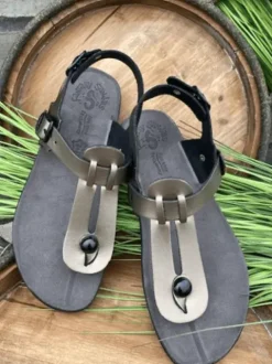 Fantasy Marlena Antracite-Sort Sandal