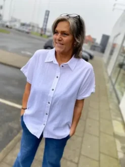 Freequent Lava Hvid Skjorte
