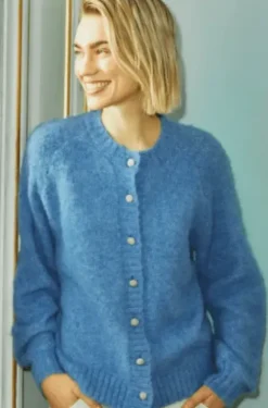 Freequent Louisa Blå Cardigan