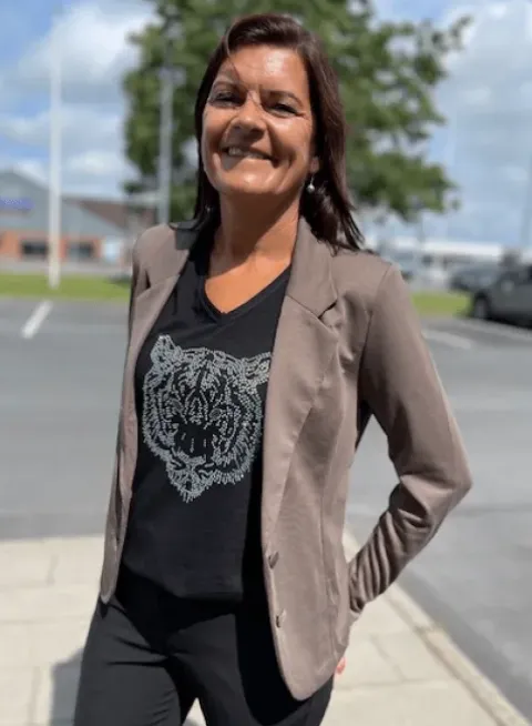 Freequent Nanni Mørk Nougat Blazer